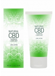 Лубрикант с пролонгирующим эффектом Natural CBD Numbing Lubricant - 50 мл. - Shots Media BV - купить с доставкой в Ессентуках