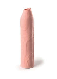 Телесная насадка-удлинитель Uncut Silicone Penis Enhancer - 17,8 см. - Pipedream - в Ессентуках купить с доставкой