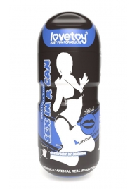 Мастурбатор-ротик без вибрации Sex In A Can Mouth Lotus Tunnel - Lovetoy - в Ессентуках купить с доставкой