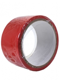 Красный скотч для связывания Bondage Tape - 15 м. - Eroticon - купить с доставкой в Ессентуках