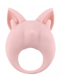 Нежно-розовое перезаряжаемое эрекционное кольцо Kitten Kiki - Lola Games - в Ессентуках купить с доставкой