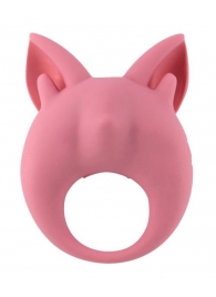 Розовое перезаряжаемое эрекционное кольцо Kitten Kiki - Lola Games - в Ессентуках купить с доставкой
