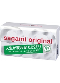 Ультратонкие презервативы Sagami Original 0.02 - 10 шт. - Sagami - купить с доставкой в Ессентуках