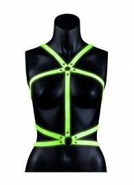 Портупея Body Harness с неоновым эффектом - размер L-XL - Shots Media BV - купить с доставкой в Ессентуках