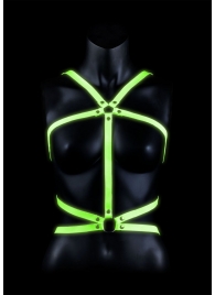 Портупея Body Harness с неоновым эффектом - размер L-XL - Shots Media BV - купить с доставкой в Ессентуках