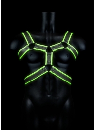 Стильная портупея Body Harness с неоновым эффектом - размер L-XL - Shots Media BV - купить с доставкой в Ессентуках