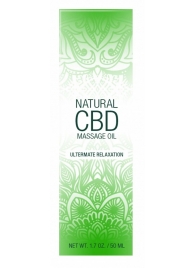 Массажное масло Natural CBD Massage Oil - 50 мл. - Shots Media BV - купить с доставкой в Ессентуках