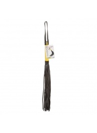 Черная плеть с желтой рукоятью Boundless Flogger - 69,25 см. - California Exotic Novelties - купить с доставкой в Ессентуках