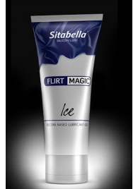 Силиконовая гель-смазка FLIRT MAGIC Ice с лёгким пролонгирующим эффектом - 75 мл. - Sitabella - купить с доставкой в Ессентуках