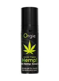 Возбуждающий интимный гель для пар ORGIE Hemp Intense Orgasm - 15 мл. - ORGIE - купить с доставкой в Ессентуках