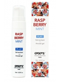 Возбуждающий гель Raspberry Mint с ароматом малины и мяты - 15 мл. - Exsens - купить с доставкой в Ессентуках