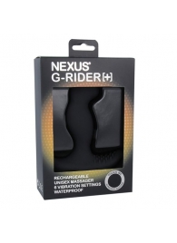Черный вибромассажер простаты Nexus G-Rider+ - 12,6 см. - Nexus Range - в Ессентуках купить с доставкой