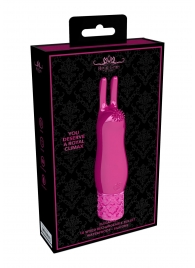 Розовая перезаряжаемая вибпоруля Elegance - 11,8 см. - Shots Media BV