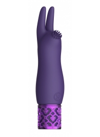 Фиолетовая перезаряжаемая вибпоруля Elegance - 11,8 см. - Shots Media BV