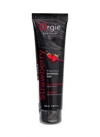 Интимный гель на водной основе Lube Tube Strawberry с клубничным вкусом - 100 мл. - ORGIE - купить с доставкой в Ессентуках