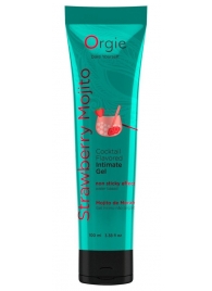 Съедобный интимный гель Orgie Lube Tube Cocktail Strawberry Mojito - 100 мл. - ORGIE - купить с доставкой в Ессентуках