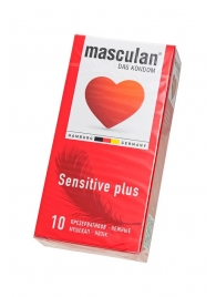 Презервативы Masculan Sensitive plus - 10 шт. - Masculan - купить с доставкой в Ессентуках