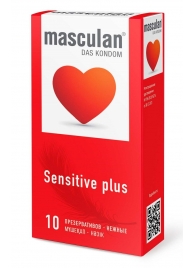 Презервативы Masculan Sensitive plus - 10 шт. - Masculan - купить с доставкой в Ессентуках