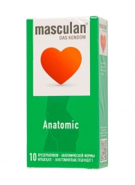 Презервативы анатомической формы Masculan Anatomic - 10 шт. - Masculan - купить с доставкой в Ессентуках