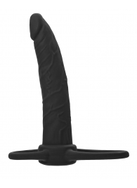 Черная насадка на пенис для двойного проникновения Black Red - 16,5 см. - ToyFa - купить с доставкой в Ессентуках