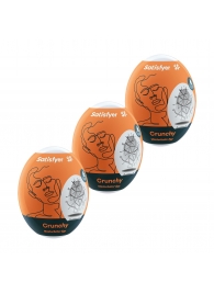 Набор из 3 мастурбаторов-яиц Satisfyer Crunchy - Satisfyer - в Ессентуках купить с доставкой