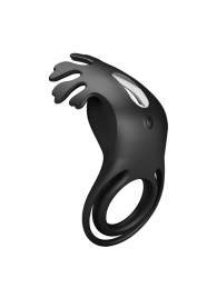 Черное эрекционное кольцо с вибрацией Ruben - Baile - в Ессентуках купить с доставкой