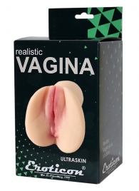 Телесный реалистичный мастурбатор-вагина и анус 3D - Eroticon - в Ессентуках купить с доставкой