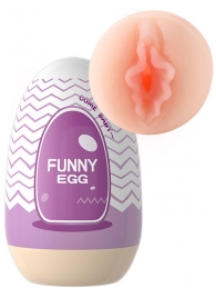 Мастурбатор-вагина Funny Egg в форме яйца - Eroticon - в Ессентуках купить с доставкой