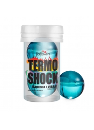 Интимный гель Termo Shock Hot Ball с разогревающе-покалывающим эффектом (2 шарика по 3 гр.) - HotFlowers - купить с доставкой в Ессентуках