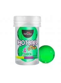 Лубрикант на силиконовой основе Hot Ball Plus с покалывающим эффектом (2 шарика по 3 гр.) - HotFlowers - купить с доставкой в Ессентуках
