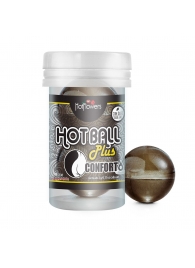 Анальный лубрикант на масляной основе Hot Ball Plus Conforto (2 шарика по 3 гр.) - HotFlowers - купить с доставкой в Ессентуках