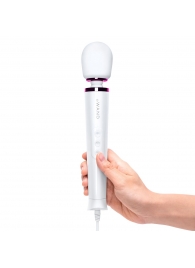 Белый проводной вибратор Le Wand Petite Vibrating Massager - 25 см. - Le Wand