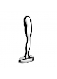 Стальной стимулятор простаты Stainless Steel Prostate Plug - 11,5 см. - b-Vibe - в Ессентуках купить с доставкой