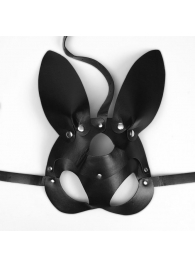 Черная маска «Непослушная зайка» с ушками - Сима-Ленд - купить с доставкой в Ессентуках