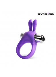 Фиолетовое эрекционное виброкольцо с ушками - Bior toys - в Ессентуках купить с доставкой