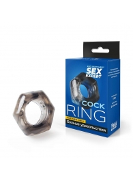 Дымчатое эрекционное кольцо в форме гайки - Bior toys - в Ессентуках купить с доставкой