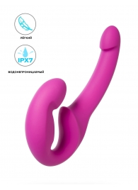 Розовый безремневой страпон Share Lite - Fun Factory - купить с доставкой в Ессентуках