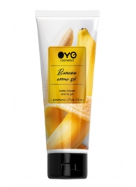 Лубрикант на водной основе OYO Aroma Gel Banana с ароматом банана - 75 мл. - OYO - купить с доставкой в Ессентуках