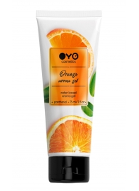 Лубрикант на водной основе OYO Aroma Gel Orange с ароматом апельсина - 75 мл. - OYO - купить с доставкой в Ессентуках