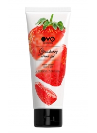 Лубрикант на водной основе OYO Aroma Gel Strawberry с ароматом клубники - 75 мл. - OYO - купить с доставкой в Ессентуках