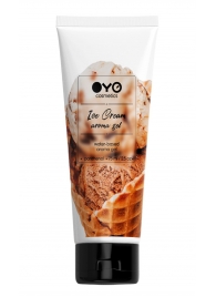 Лубрикант на водной основе OYO Aroma Gel Ice Cream с ароматом пломбира - 75 мл. - OYO - купить с доставкой в Ессентуках