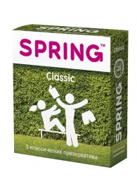 Классические презервативы SPRING CLASSIC - 3 шт. - SPRING - купить с доставкой в Ессентуках