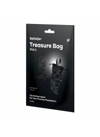 Черный мешочек для хранения игрушек Treasure Bag L - Satisfyer - купить с доставкой в Ессентуках