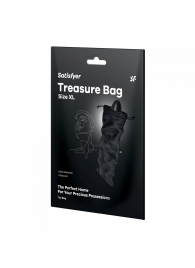Черный мешочек для хранения игрушек Treasure Bag XL - Satisfyer - купить с доставкой в Ессентуках