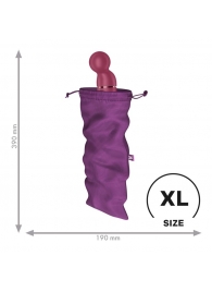 Фиолетовый мешочек для хранения игрушек Treasure Bag XL - Satisfyer - купить с доставкой в Ессентуках