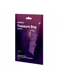 Фиолетовый мешочек для хранения игрушек Treasure Bag XL - Satisfyer - купить с доставкой в Ессентуках