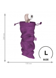 Фиолетовый мешочек для хранения игрушек Treasure Bag L - Satisfyer - купить с доставкой в Ессентуках