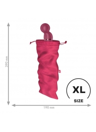 Розовый мешочек для хранения игрушек Treasure Bag XL - Satisfyer - купить с доставкой в Ессентуках