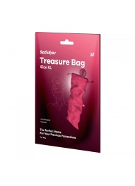 Розовый мешочек для хранения игрушек Treasure Bag XL - Satisfyer - купить с доставкой в Ессентуках