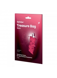 Розовый мешочек для хранения игрушек Treasure Bag L - Satisfyer - купить с доставкой в Ессентуках